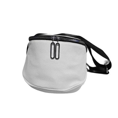 Bolsa Transversal Pochete Alça Ajustável Casual Lisa Branco