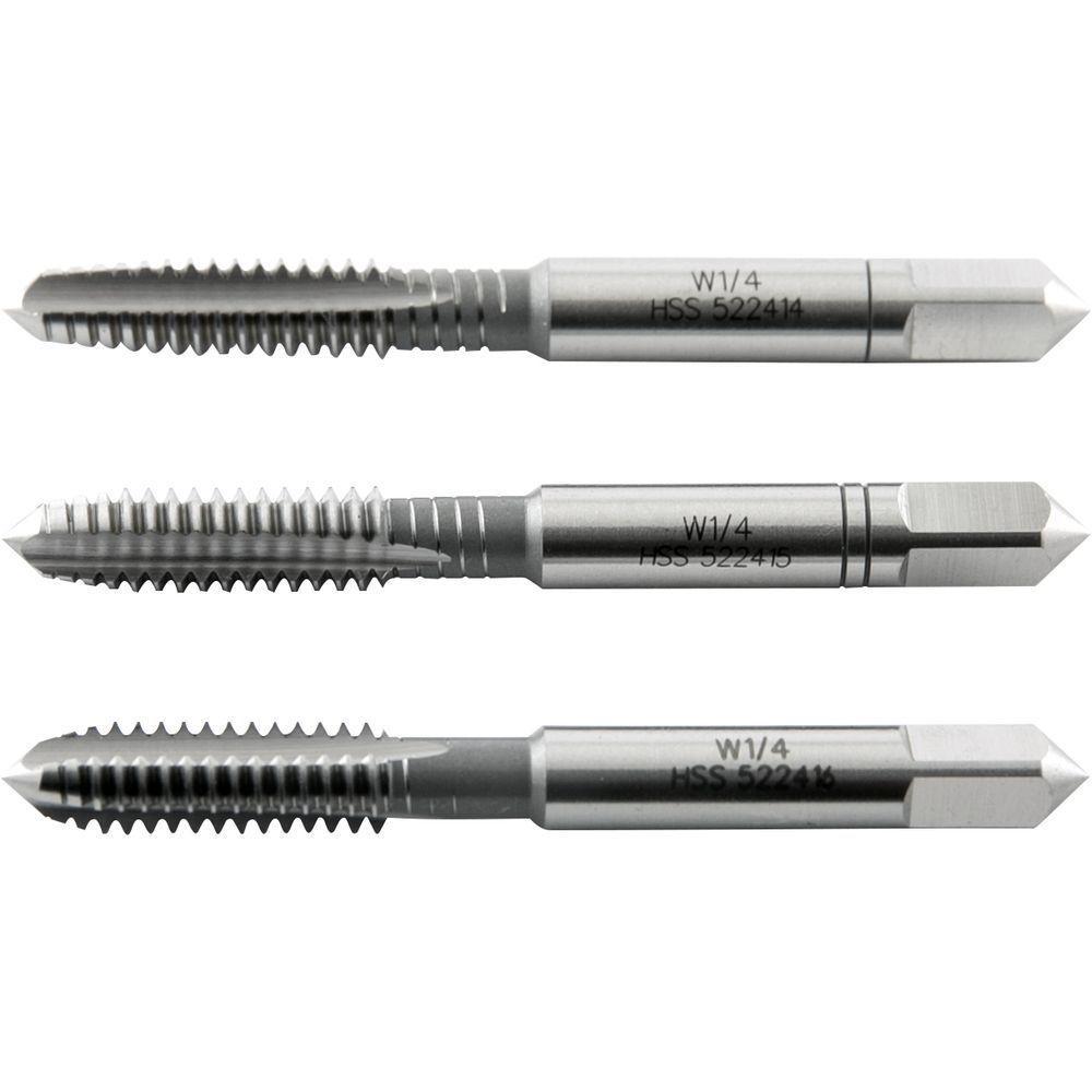 Macho Manual Aço Rápido 1-4'' Bsw Jogo 3 Peças Vonder Plus - 3