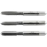 Macho Manual Aço Rápido 1-4'' Bsw Jogo 3 Peças Vonder Plus - 3