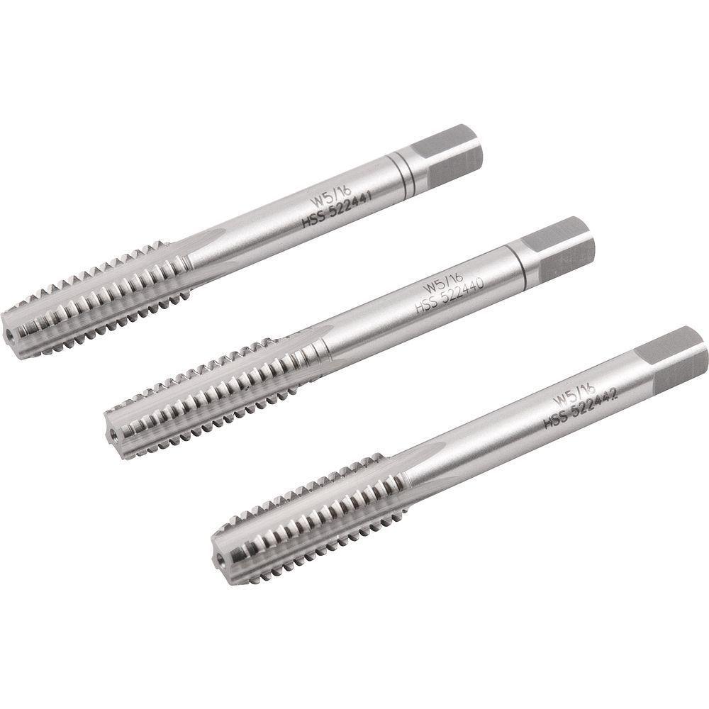 Macho Manual De Aço Rápido 5-16'' Jogo 3 Peças Vonder Plus - 1