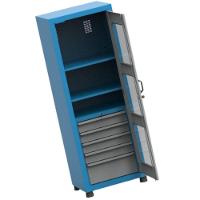 Armário Com 2 Prateleiras Reguláveis 5 Gavetas E Visor De Acrílico Arm015a Cmb - 1