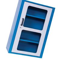 Armário Com 3 Prateleiras E Visor De Acrílico Arm027a Cmb - 1