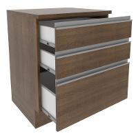 Balcão Glamy 60cm 3 Gavetas Rustic Madesa - 10