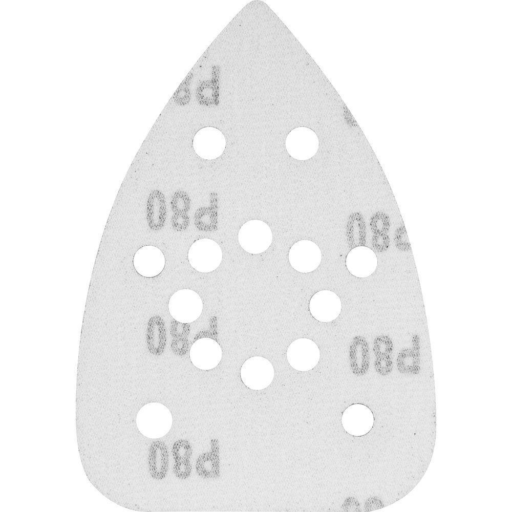 Lixa Delta Com Costado Pluma 140x140x93mm G80 10 Pçs Vonder - 1