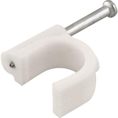 Grampo Para Fios 10mm² Branco Redondo Com 20 Peças Vonder