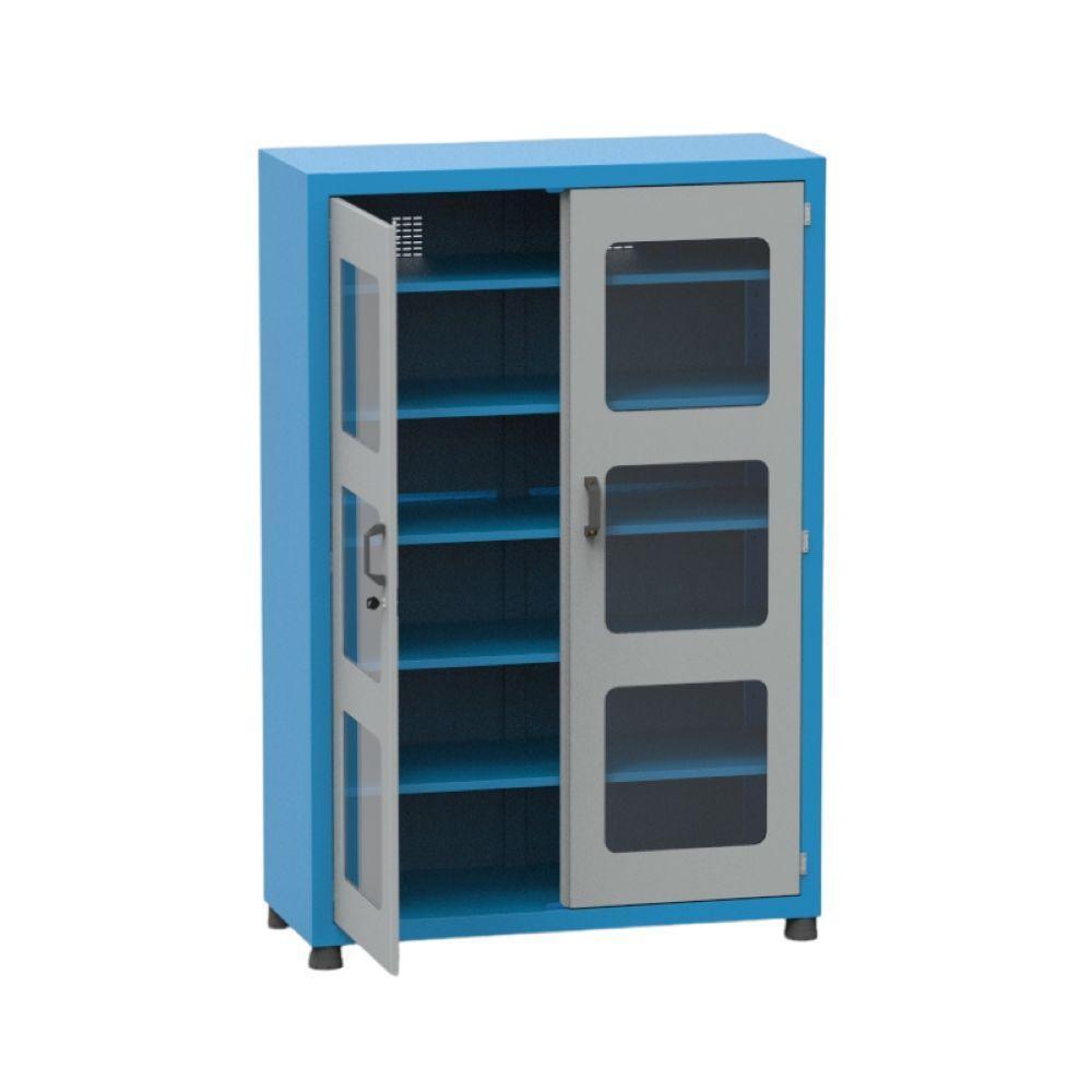 Armário Com 5 Prateleiras Reguláveis E Visor De Acrílico Arm006a Cmb - 2