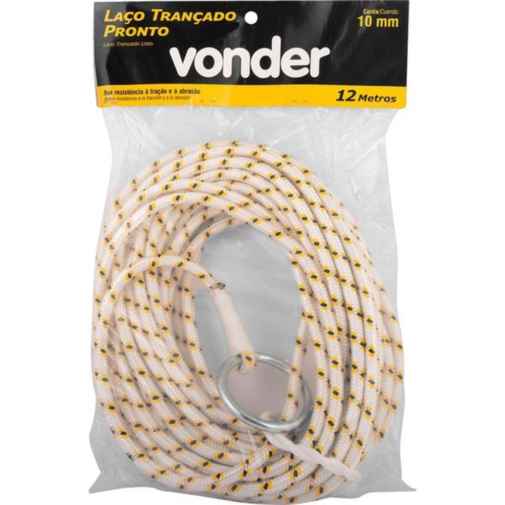 Laço Trançado Pronto Polipropileno 10mm Com 12m Vonder - 2