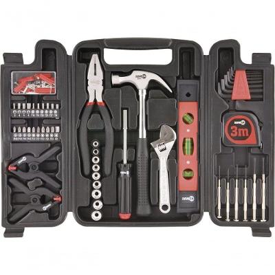 Jogo De Ferramentas Com 131 Peças Aço Carbono Jf131 - Nove54