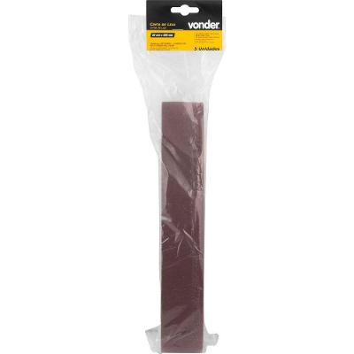 Cinta De Lixa 50 Mm X 686 Mm G 120 Com 5 Peças Vonder
