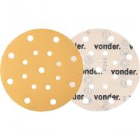 Disco De Lixa Com Costado Em Pluma 6'' 150mm Grão 240 Vonder - 1