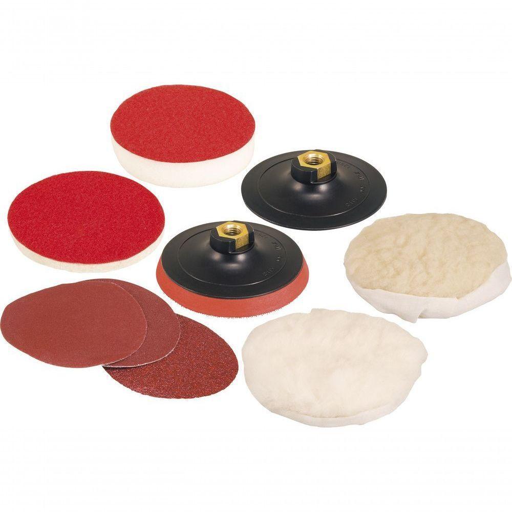 Jogo Lixamento E Polimento 4.1-2 Rosca M14 Com 9 Pç Vonder - 1