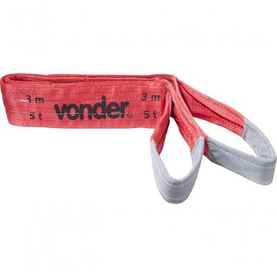 Cinta Elevação De Carga 5tx4,0m Vermelha Ce540 - Vonder