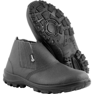 Botina Monod. Elástico Com Biqueira Aço 41 Sola Pu Ben0041