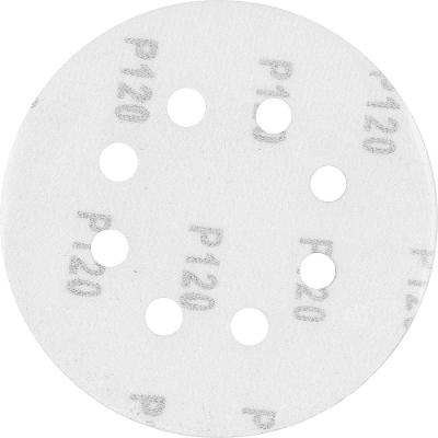 Disco De Lixa Com Costado Em Pluma 125mm G120 10 Peças Vonder