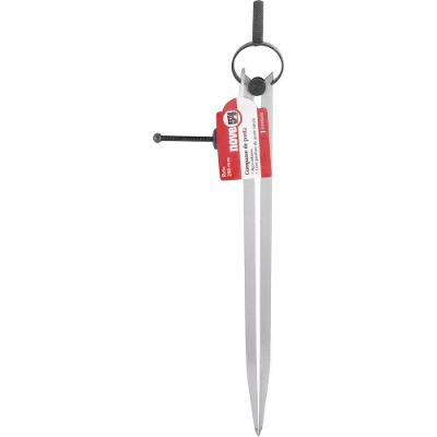 Compasso Reto 300mm Com Parafuso De Ajuste - Nove54