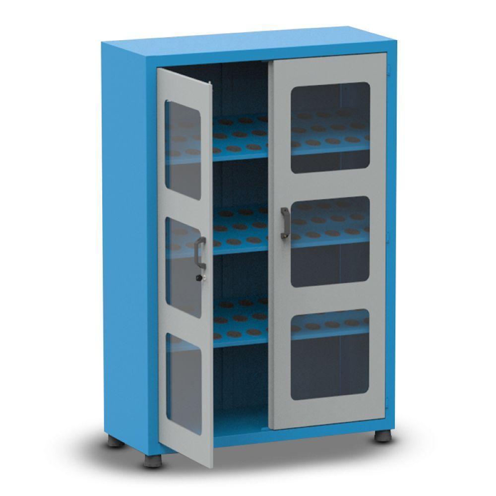 Armário Com 3 Prateleiras Porta Cone Iso40 Porta Visor De Acrilico Para 90 Pecas Arm053a Cmb - 2