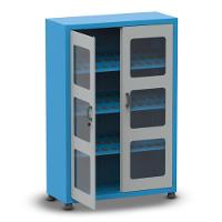 Armário Com 3 Prateleiras Porta Cone Iso40 Porta Visor De Acrilico Para 90 Pecas Arm053a Cmb - 2