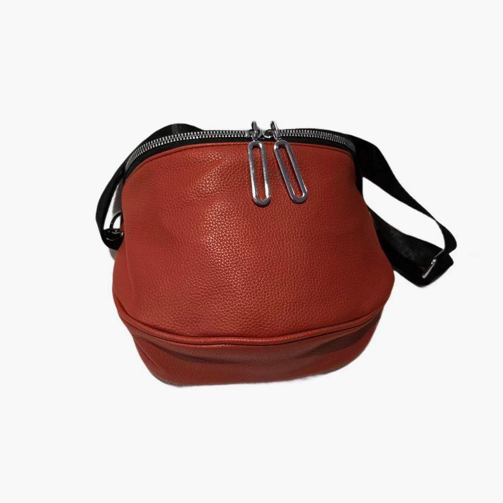Bolsa Transversal Pochete Alça Ajustável Casual Lisa Vinho - 1