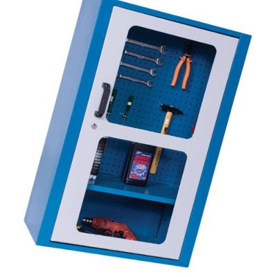 Armário Com 1 Prateleira Painel Perfurado E Visor De Acrílico Arm030a Cmb