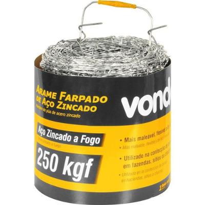 Arame Farpado 250kgf 250 Metros - Vonder