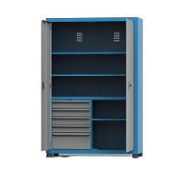 Armário Com 2 Prateleiras Reguláveis 1 Fixa E 5 Gavetas Arm002 Cmb - 3