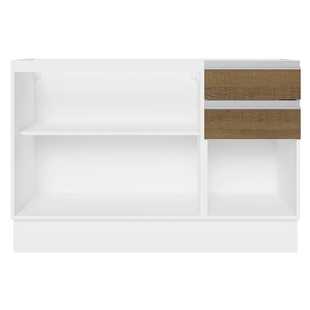 Balcão de Pia Acordes Glamy 120cm MDF 3 Portas Rustic Madesa - 3