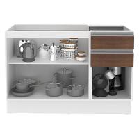 Balcão de Pia Acordes Glamy 120cm MDF 3 Portas Rustic Madesa - 10