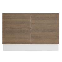 Balcão de Pia Stella 2 Portas Branco/rustic Madesa - 2