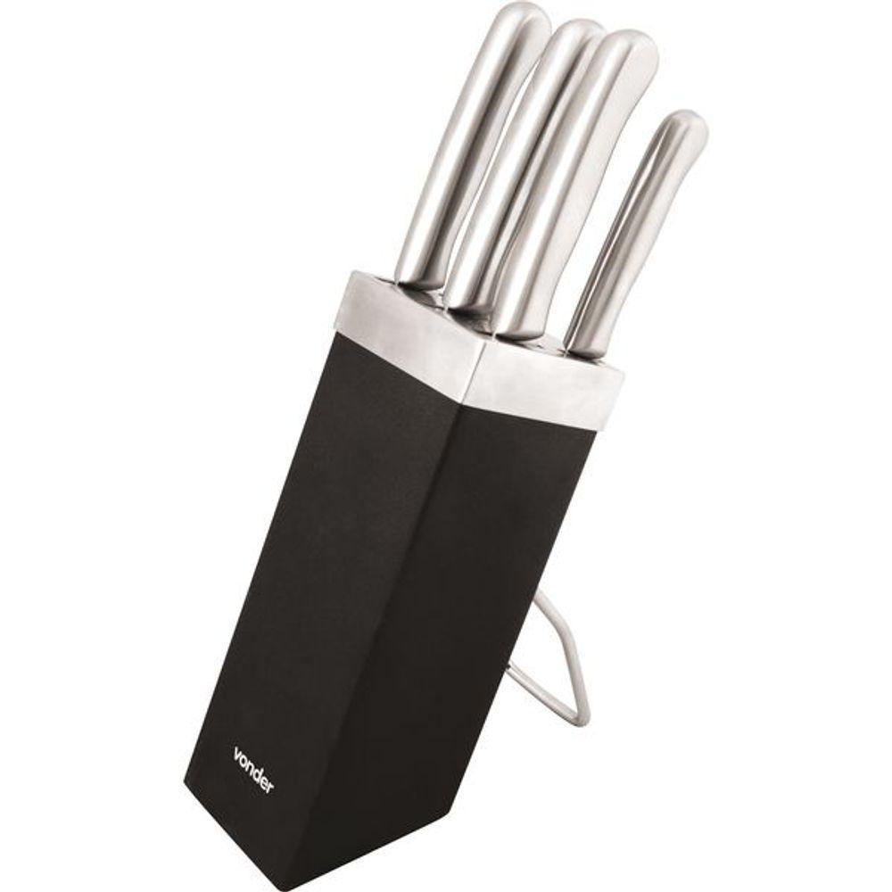 Jogo De Faca Aço Inox Com 6 Peças Kf 050 - Vonder - 8