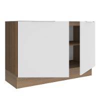 Balcão de Pia Stella 2 Portas Rustic/branco Madesa - 2