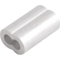 Prensa Cabos Em Alumínio Para Cabos De Aço 1-8 Com 100 Peça - 1