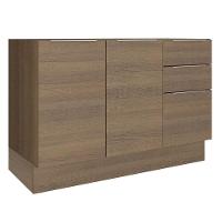 Balcão de Pia Stella 2 Portas 3 Gavetas Rustic Madesa - 2