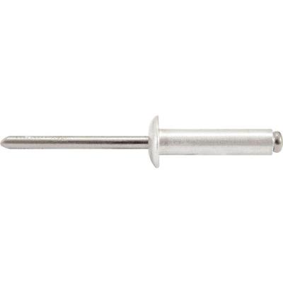 Rebite Repuxo De Alumínio 4,8x25,0mm Mandril Aço Com 50 Peça