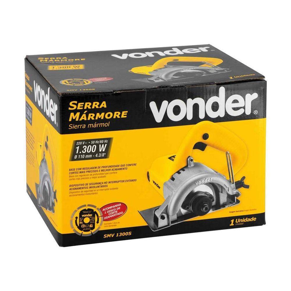 Serra Circular Mármore 4.3-8 1300 Watts 220 S- Kit R Vonder - 8