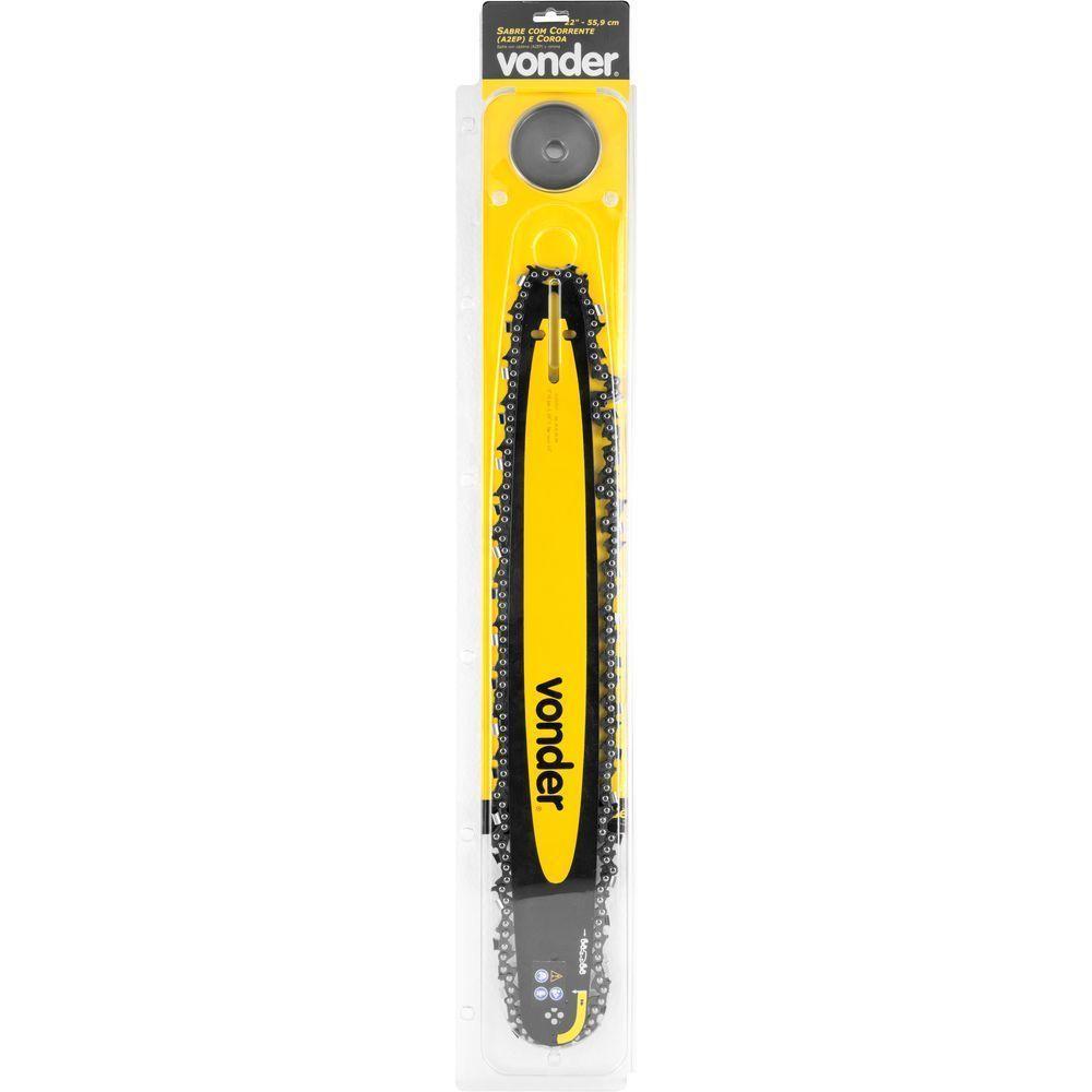 Sabre De 22'' 55,9 Cm Com Corrente (a2ep) E Coroa Vonder - 2