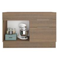 Balcão de Pia Stella 1 Porta 2 Gavetas Rustic Madesa - 7