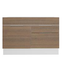 Balcão de Pia Stella 1 Porta 2 Gavetas Branco/rustic Madesa - 7