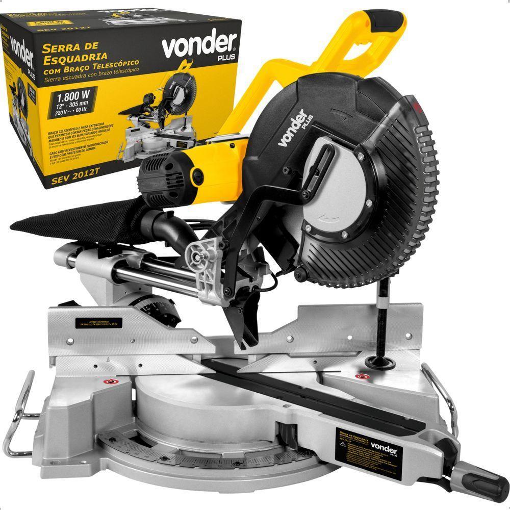 Serra Circular Esquadria 12 1800W Sev 2012t Vonder 220V - 1