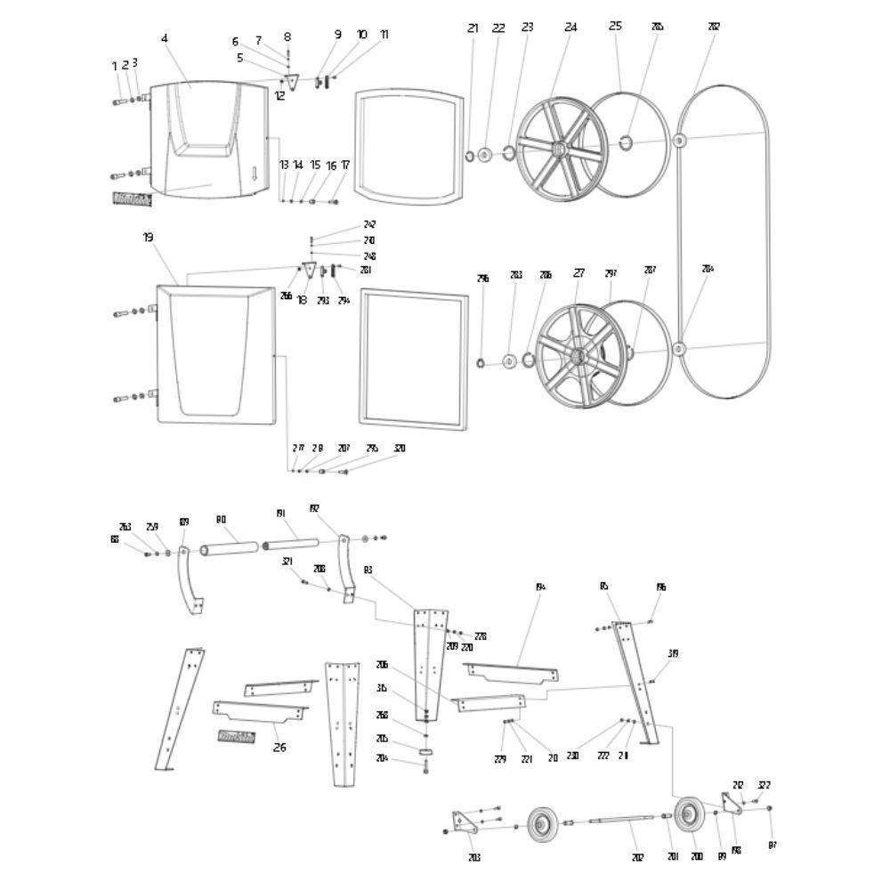 Serra Fita De Bancada Industrial 900W Lb1200f Makita 220V - 8