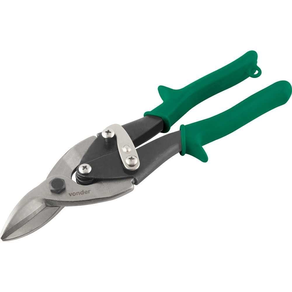 Tesoura Chapas Aviação 10 Direita Aço Carbono Cha Vonder - 3