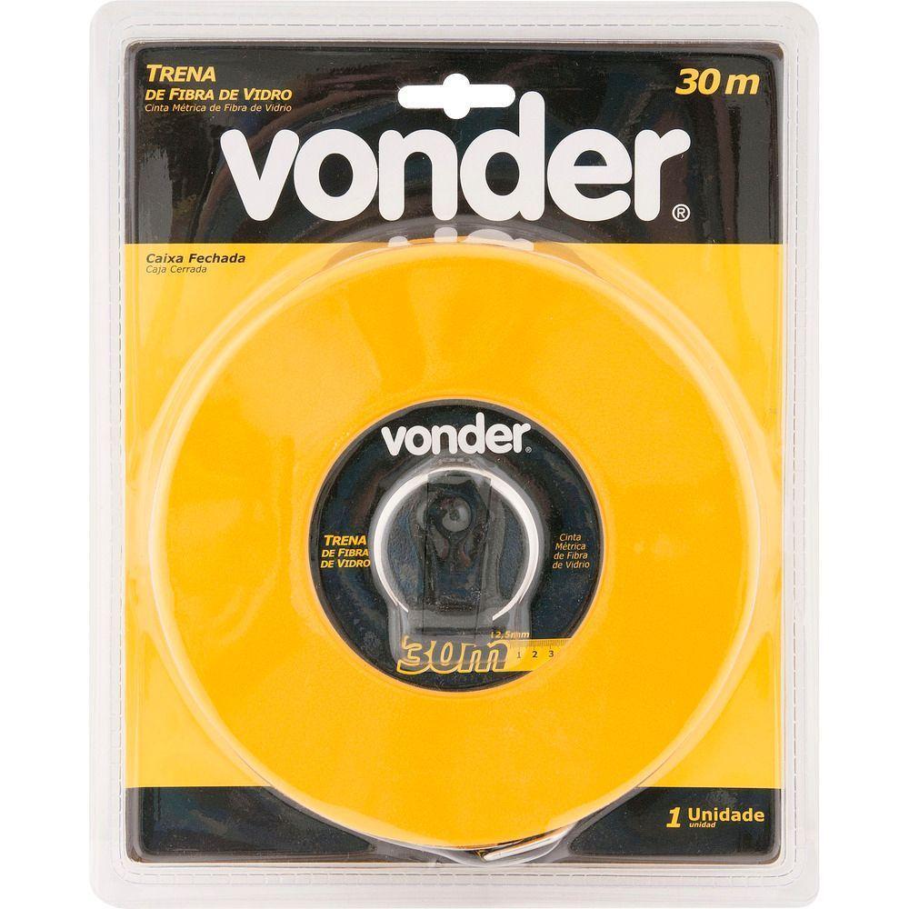 Trena Fibra 30mx12,5mm Longa Fechada Vonder - 5