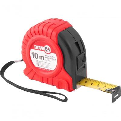 Trena Aço 10mx25mm Curta Emborrachado - Nove54