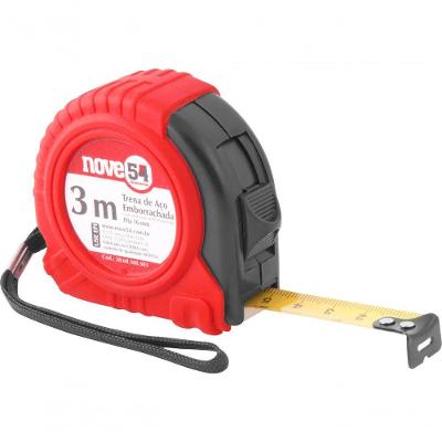 Trena Aço 3mx16mm Curta Emborrachado - Nove54