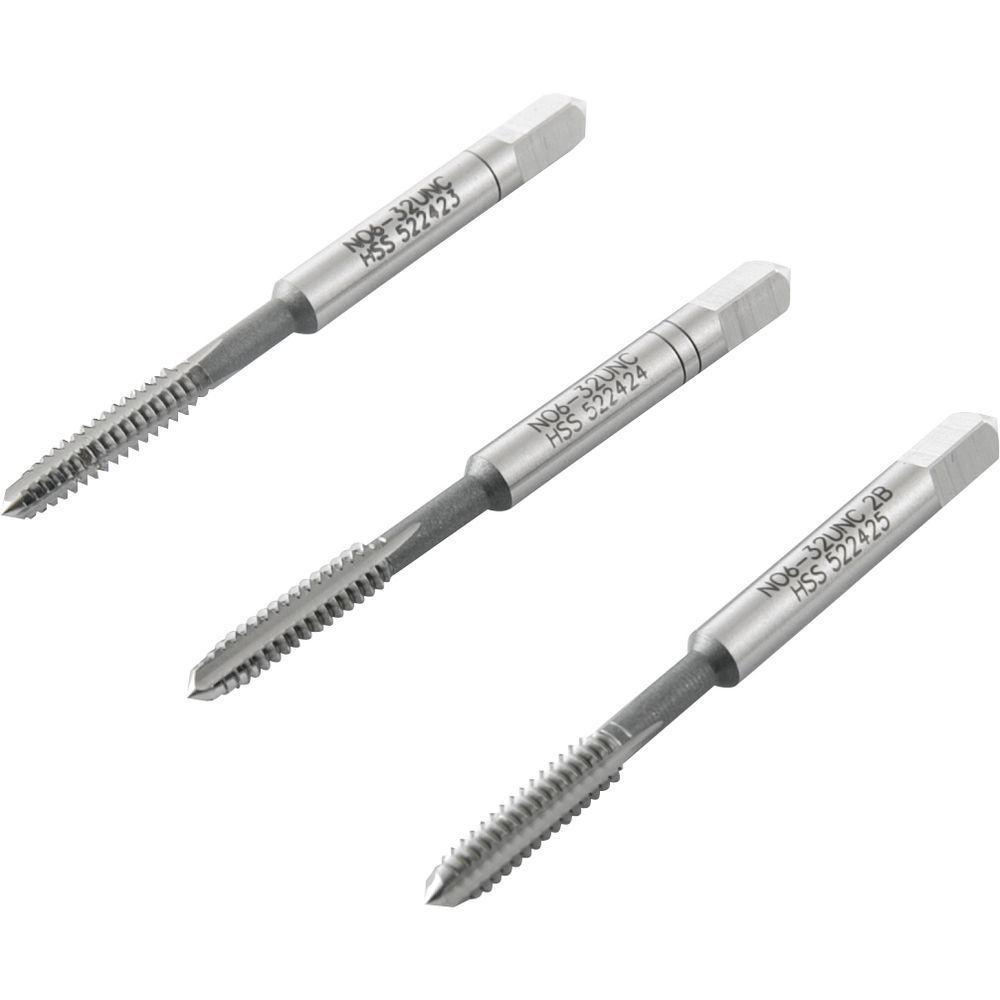 Macho Manual Aço Rápido Nº 6 3-64'' Unc Jogo Com 3 Pçs Vonder - 2