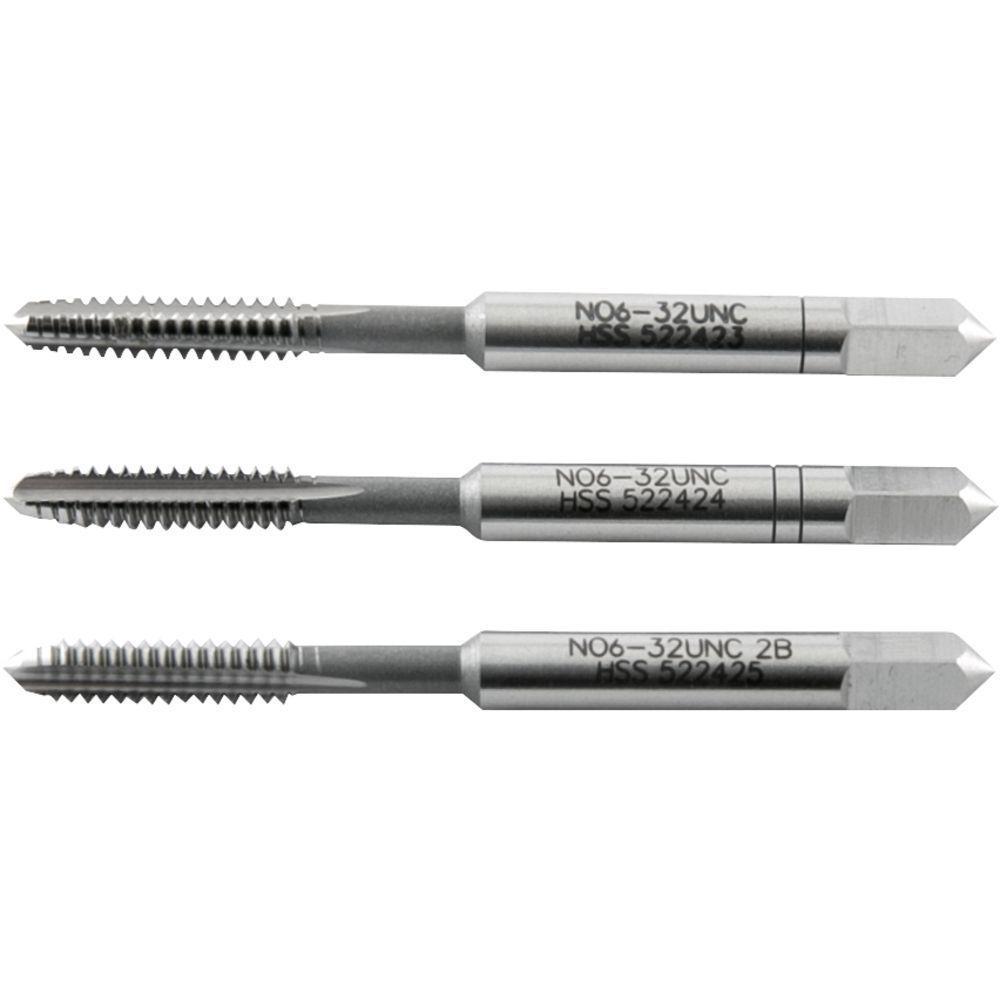 Macho Manual Aço Rápido Nº 6 3-64'' Unc Jogo Com 3 Pçs Vonder - 4