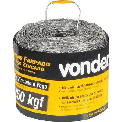 Arame Farpado 250kgf 500 Metros - Vonder