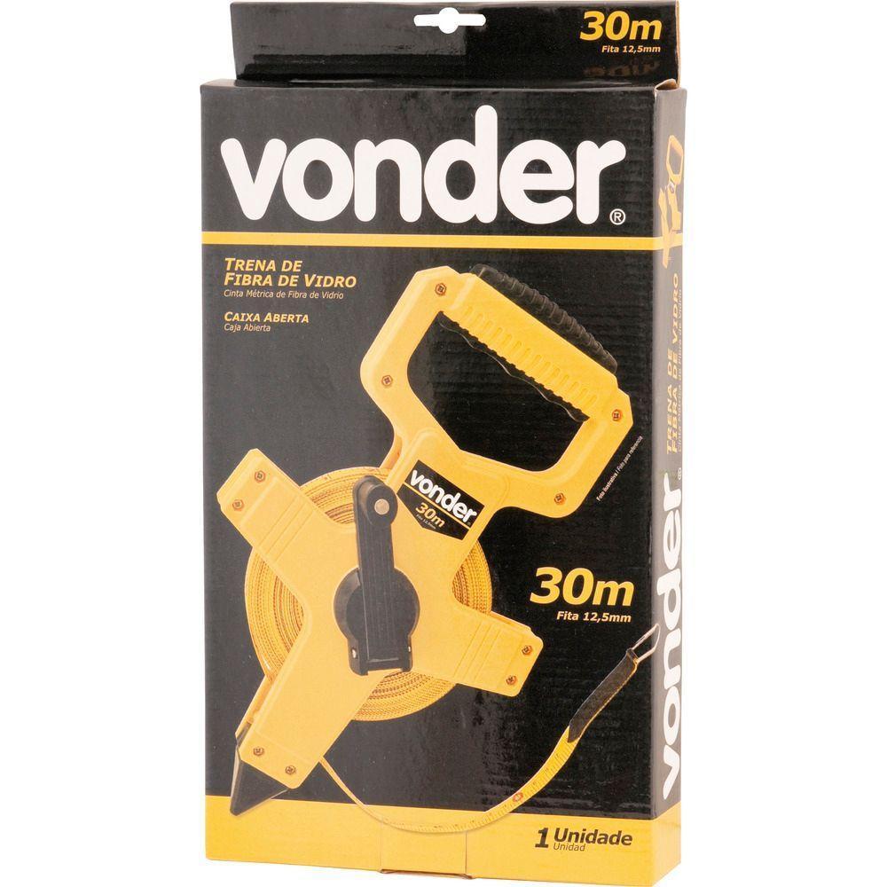 Trena Fibra 30mx12,5mm Longa Aberta Vonder - 4