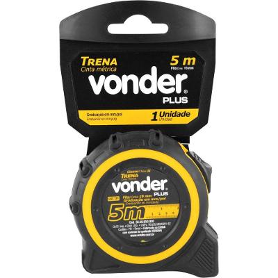 Trena Curta De Aço 5 M X 19 Mm Vonder Plus