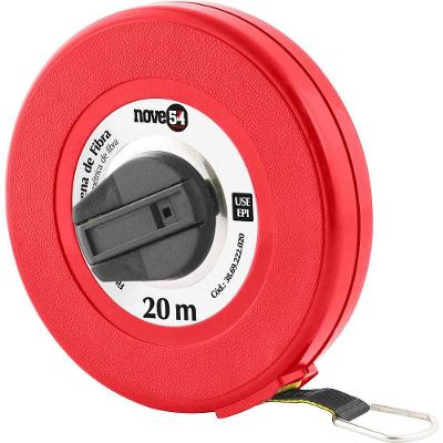 Trena Fibra 20mx12,5mm Longa Fechada - Nove54