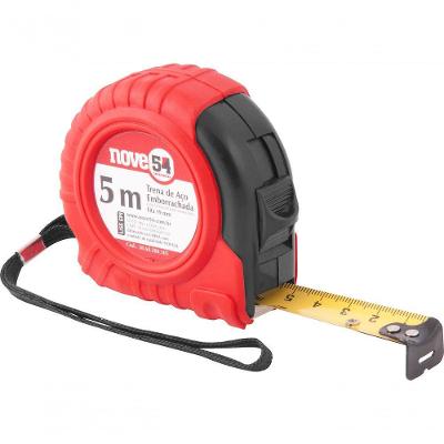 Trena Aço 5mx19mm Curta Emborrachada - Nove54